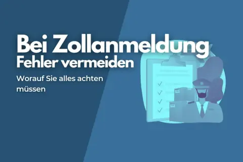 Zollanmeldung: Fehler vermeiden. Ein Zollbeamter prüft Pakete auf einer Checkliste. Ein guter clearing agent hilft dabei.
