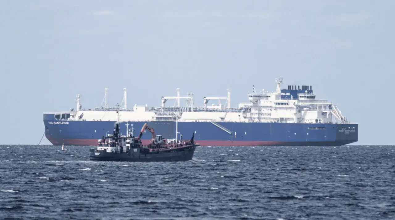 Großer LNG-Tanker 